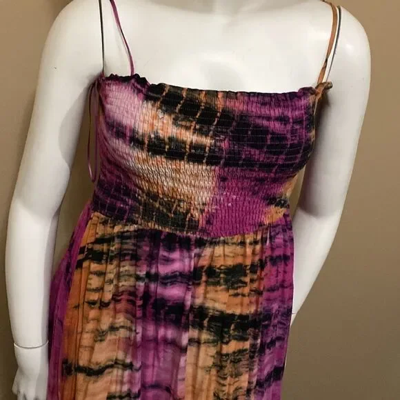 Fashion Nova Tie Dye Maxi Dress - Size 2X - Picture 7 of 11